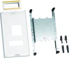 Hager - Unité d'équipement 1 boitier moulé h3+ P250 différentiel H450xL250mm univers