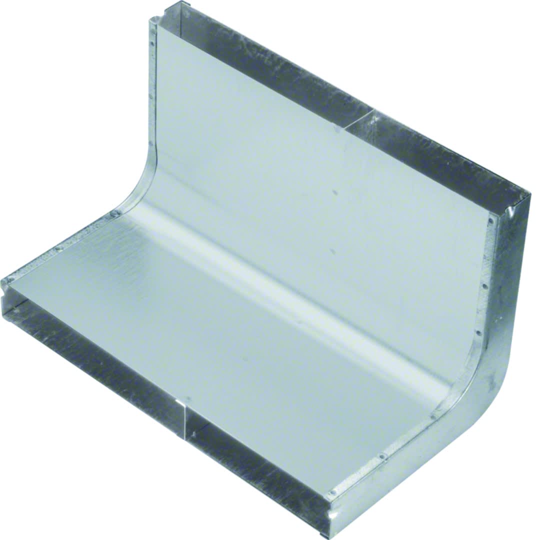 Hager - Angle vertical 2 compartiments 38mm x 340mm pour sol béton