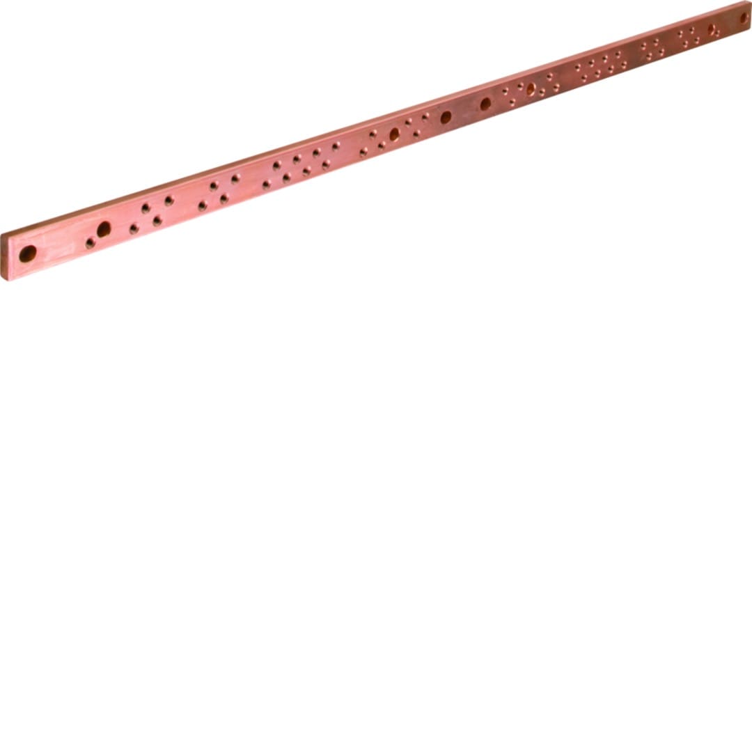 Hager - Barre cuivre perforé M6 630A 30x10x880mm