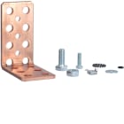 Hager - Equerre simple fixation barres Cu 50X5mm quadro+