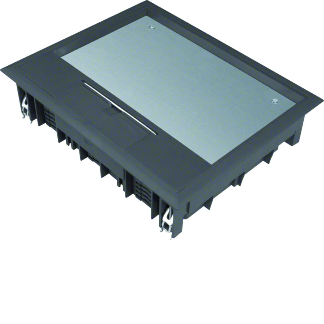 Hager - Boîte de sol 18 mod. revêt sol 12mm nr