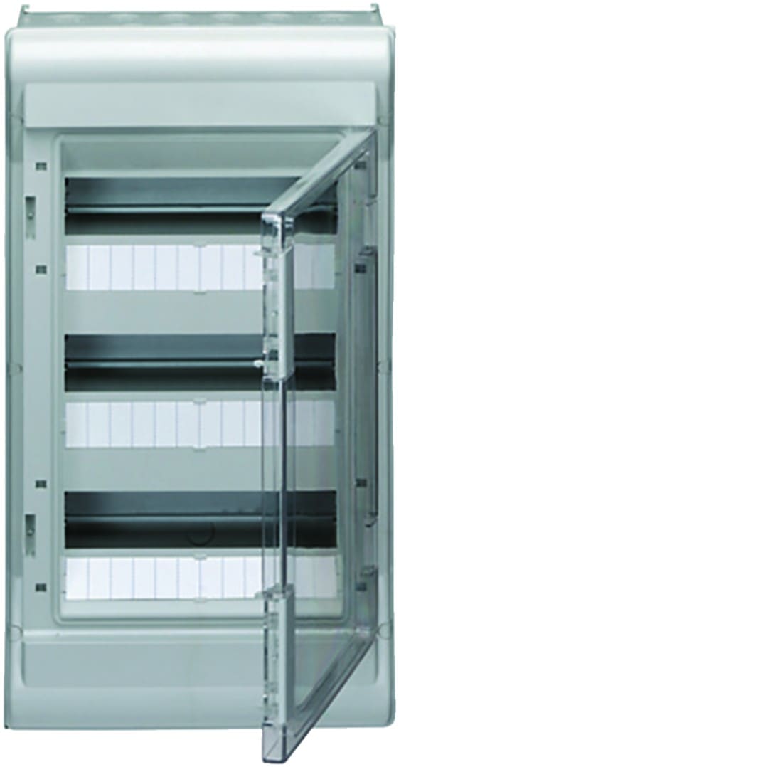 Hager - Coffret de distribution étanche vector IP55, 3 rangées 36 modules 552x310x151mm