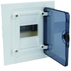 Hager - Coffret encastré 4 M porte transp.
