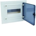 Hager - Coffret encastré 8 M porte transp.