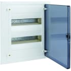 Hager - Coffret encastré 24 M porte transp.