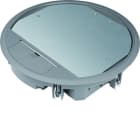 Hager - Boîte de sol ronde 20 modules diam 294mm encastrement diam 275mm grise