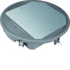 Hager - Boîte de sol ronde 24 modules revêtement 5mm max Gris