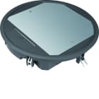 Hager - Boîte de sol ronde 24 modules revêtement 5mm max Noir