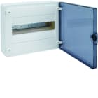 Hager - Coffret saillie 12 M porte transp.