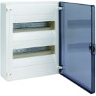 Hager - Coffret saillie 24 M porte transp.