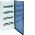 Hager - Coffret saillie 48 M porte transp.