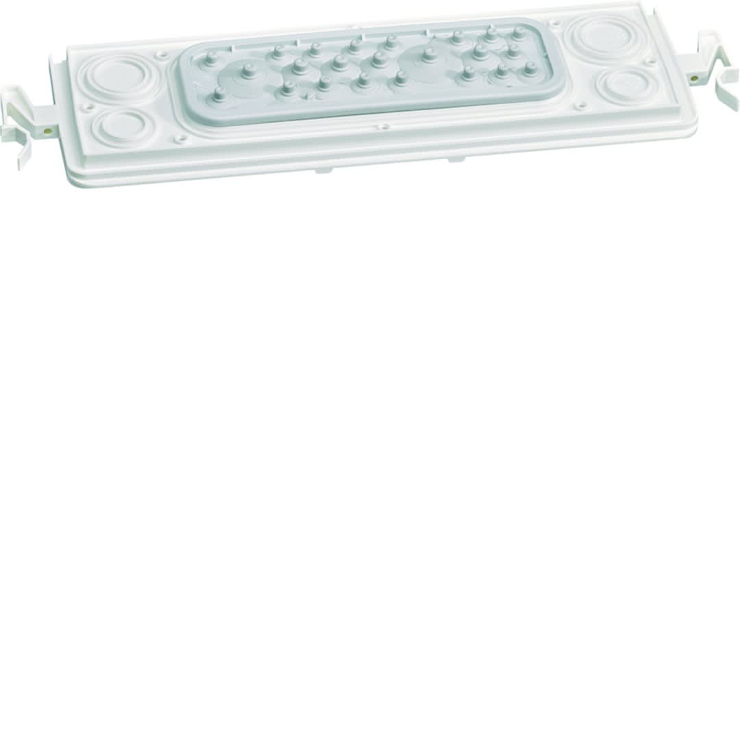 Hager - Plaque de fermeture IP41 pour coffret Vega largeur 18 modules