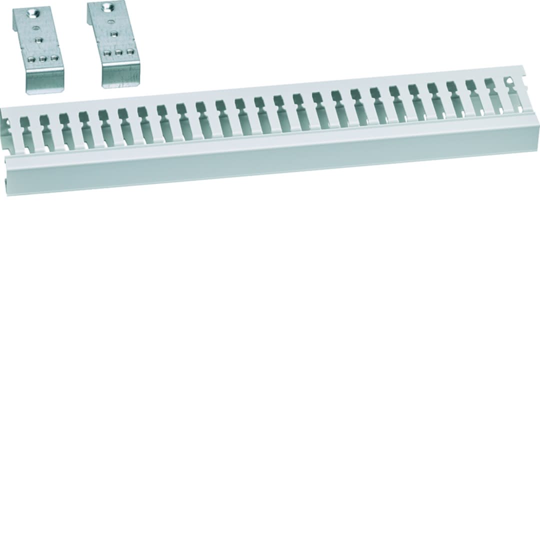 Hager - Goulotte horizontale pour coffrets vega largeur 18 modules 1 à 4 rangées