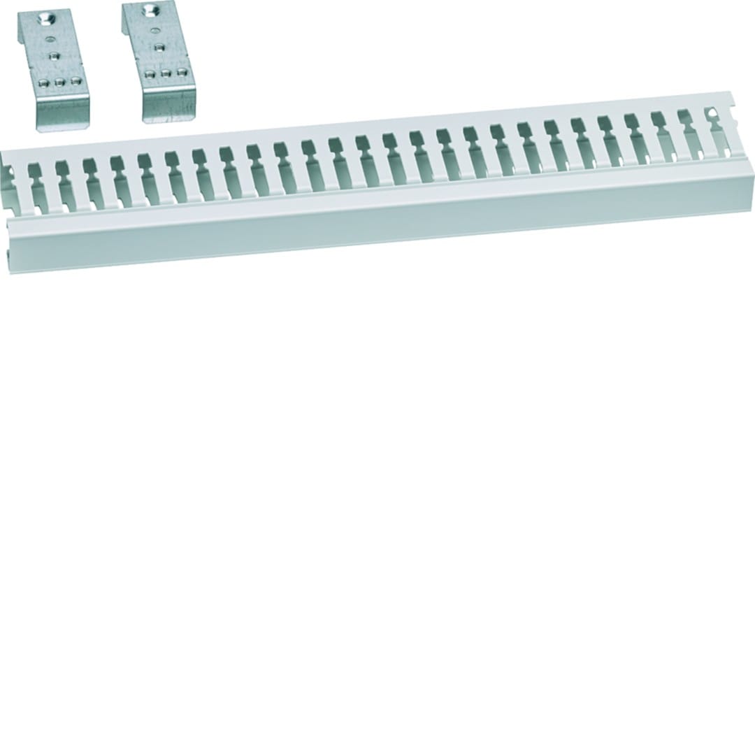 Hager - Goulotte horizontale pour coffrets vega largeur 18 modules 1 à 4 rangées