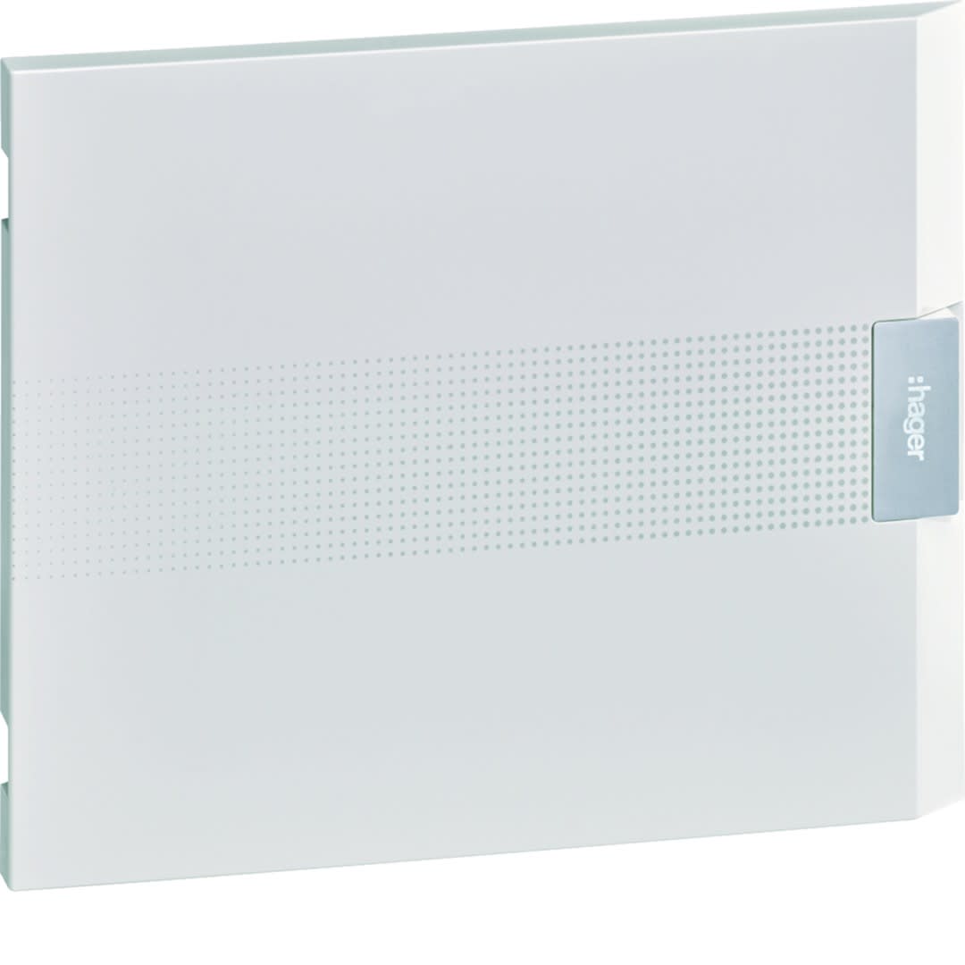 Hager - Porte opaque pour coffret vega largeur 18 modules hauteur 1 rangée