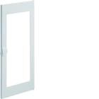 Hager - Porte transparente Volta 2 - 3 rangées pour coffret VU36ND PVC poignée intégrée