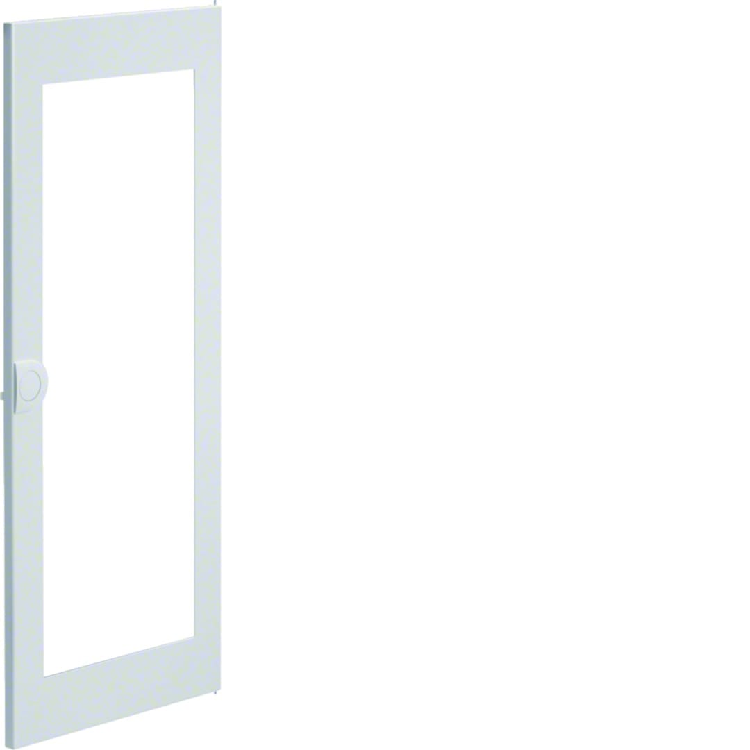 Hager - Porte transparente Volta 2 - 4 rangées pour coffret VU48ND PVC poignée intégrée