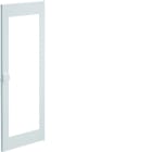 Hager - Porte transparente Volta 2 - 4 rangées pour coffret VU48ND PVC poignée intégrée