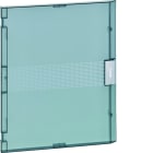 Hager - Porte transparente pour coffret vega largeur 18 modules hauteur 2 rangées