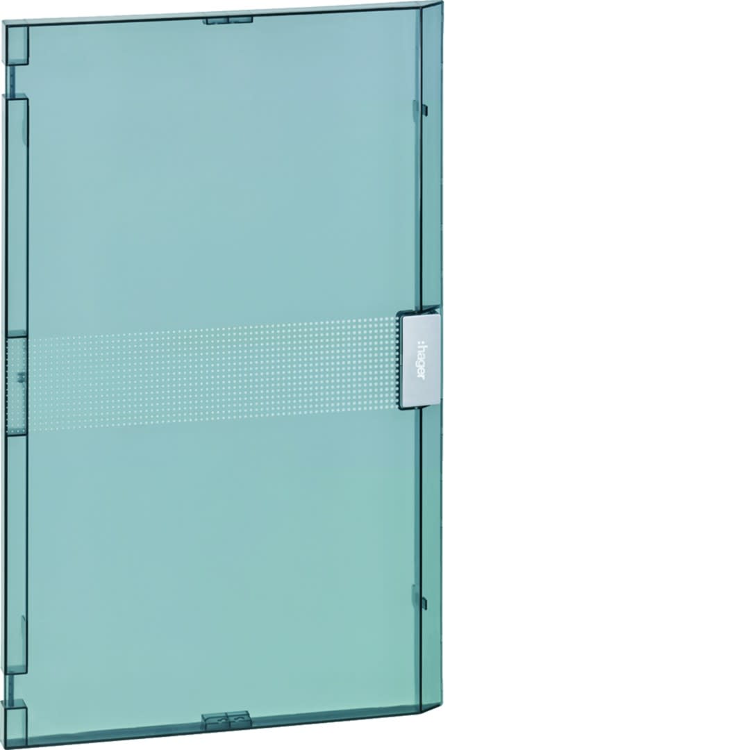 Hager - Porte transparente pour coffret vega largeur 18 modules hauteur 3 rangées