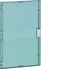 Hager - Porte transparente pour coffret vega largeur 18 modules hauteur 3 rangées