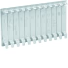 Hager - Obturateur en bande pour coffrets vector IP55 6 modules RAL 7035 gris clair