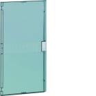 Hager - Porte transparente pour coffret vega largeur 18 modules hauteur 4 rangées