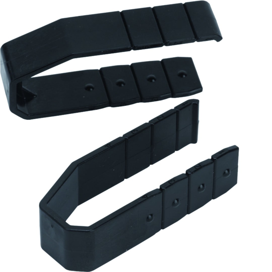 Hager - Jeu de 10 bracelets guide-fils pour coffrets vega largeurs 12 et 18 modules