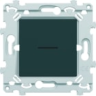 Hager - InterBP Duo essensya va et vient ou bouton poussoir à voyant Anthracite