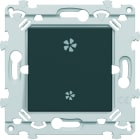 Hager - InterBP Duo essensya VMC va et vient ou bouton poussoir Anthracite