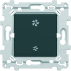 Hager - InterBP Duo Essensya VMC va et vient ou bouton poussoir Anthracite