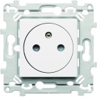 Hager - Prise de courant affleurante Essensya 2P+T Pure