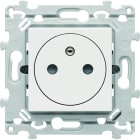 Hager - Prise de courant affleurante Essensya 2P+T Pure. Version avec griffes