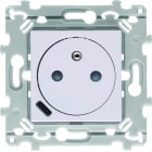 Hager - Prise de courant affleurante Essensya 2P+T avec USB-C Pure