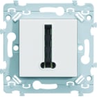 Hager - Prise T téléphone essensya finition Pure