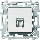 Hager - RJ45 essensya Cat 6A STP simple finition Pure