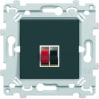 Hager - Prise essensya haut parleur simple finition Anthracite