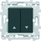 Hager - Double va et vient essensya volet roulant Anthracite