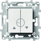 Hager - Double poussoir essensya volet roulant Pure