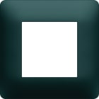 Hager - Plaque de finition essensya 1 poste Anthracite