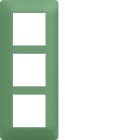 Hager - Plaque de finition essensya 3 postes Botanic entraxe 57 mm