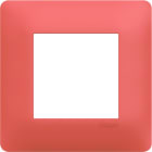 Hager - Plaque de finition Essensya 1 poste Coral