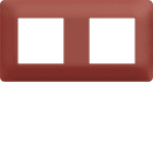 Hager - Plaque de finition Essensya 2 postes Sierra