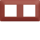 Hager - Plaque de finition essensya 2 postes Sierra