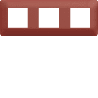 Hager - Plaque de finition essensya 3 postes Sierra