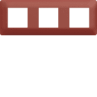 Hager - Plaque de finition Essensya 3 postes Sierra