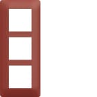 Hager - Plaque de finition Essensya 3 postes Sierra entraxe 57 mm