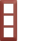 Hager - Plaque de finition essensya 3 postes Sierra entraxe 57 mm