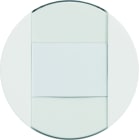 Hager - Inter. ou B.P à fermeture 1F porte-étiquette InterBP duo associable athea blanc