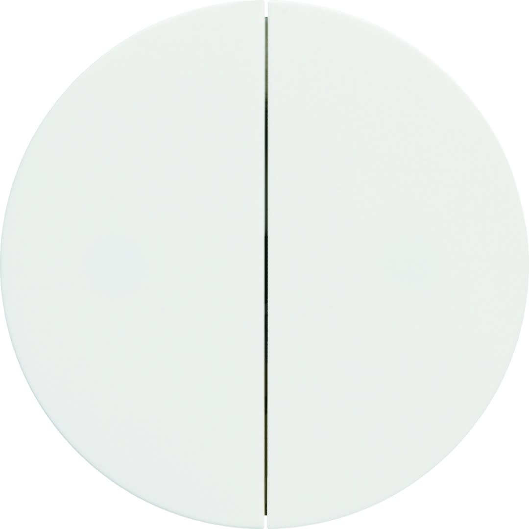 Hager - Va et vient ou bouton poussoir double InterBP duo Ateha Associable Blanc